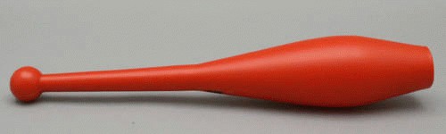Juggling Club - Flare one peice plastic - single - red
