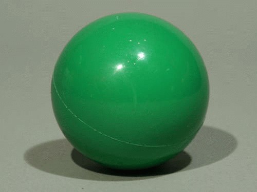Rigid contact Juggling ball 100mm 290g Green