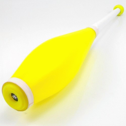 Single PX3 Pirouette Juggling Club Wrapped Handle - Yellow