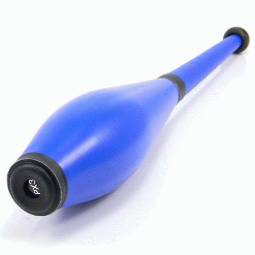 Single PX3 Flouro Pirouette Juggling Club - blue