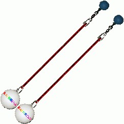 Practice Poi Glow Ball Rainbow Cole Cord Red Chain 