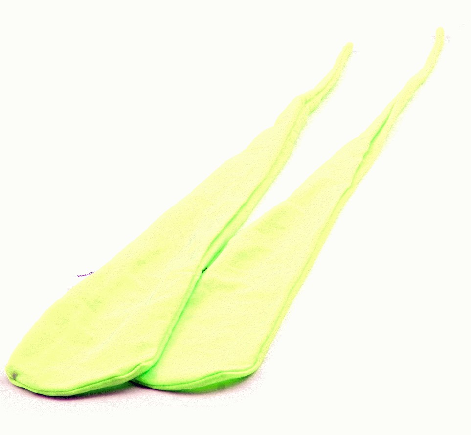 Lime Green - Spandex Sock Poi - With Tennis balls