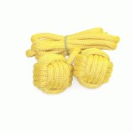 Practice Rope Meteor with 65mm monkeyfist Yellow 180cm