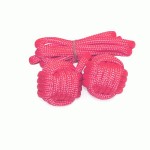 Practice Rope Meteor with 65mm monkeyfist Pink 140cm