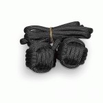 Practice Rope Meteor with 65mm monkeyfist Black 140cm