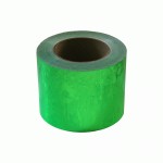 Per meter - 100mm holographic tape - Green