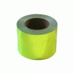 Per meter - 100mm holographic tape - Yellow