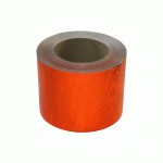 Per meter - 100mm holographic tape - Orange