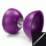Juggle Dream - Rubber Top Diabolo - purple - With Sticks