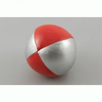 Juggling Ball - Single basic thud 110g silver and red