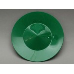 Spinning Plate - with stick ( circus toy ) Green