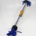 Devil Stick - LunaStix Flower Sticks practice w/grips Blue