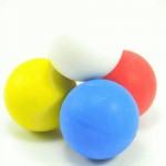 Play Bounce Juggling Ball - 75mm Red