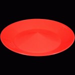 Thicker Spinning Plate - with stick ( circus toy ) Red