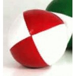 Juggling Ball - Single basic thud 110g white and red