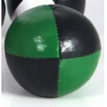 Juggling Ball - Single basic thud 110g black and green