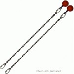 Replacement poi Red Ball Handle