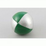 Juggling Ball - Single basic thud 110g silver and green