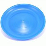 Flexi Spinning Plate - with stick ( circus toy ) Blue