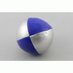 Juggling Ball - Single basic thud 110g silver and blue