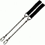 Poi Chain Ball 15cm with Black Single Leather 29cm
