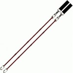 Poi Chain Cole Cord Red with Black Double Adjustable