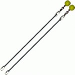 Poi Chain Cole Cord Gray with Yellow Ball Adjustable