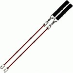 Poi Chain Cole Cord Red Single Leather Adjustable