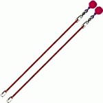 Poi Chain Cole Cord Red with Pink Ball Adjustable