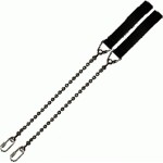 Poi Chain Ball 20cm with Black Single Leather 34cm