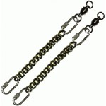 Replacement poi Black Oval Link 15cm Chain 23cm