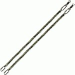 Replacement poi Black Oval Link 45cm Chain 53cm
