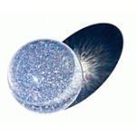 Acrylic Glitter contact Juggling ball 85mm