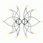 Pair of fire fans - lotus 65mm wicks for flame dancing
