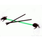 Devil Stick - Kid LunaStix Flower Sticks w/grips Green Black