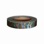 Per meter - 25mm holographic tape - Silver
