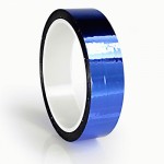 23m meter roll of 24mm hula hoop Metallic Pro Gaff tape Blue Metallic