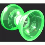 Juggle dream hurricane jumbo transparent triple bearing diabolo - green